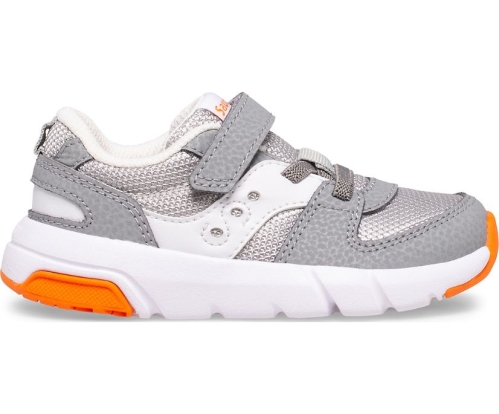 Tenis Saucony Jazz Lite 2.0 Niños Zapatos ancho especial Gris México MX-761-KZ